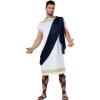 imageCalifornia Costumes Mens Grecian TogaWhiteNavy