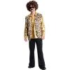 imageYandy Exclusive70s Mens Far Out Halloween Hippie CostumeHoneyGold