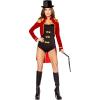 imageWomens 4 Piece BlackRedGold Sassy Ring Leader CircusCostume Medium