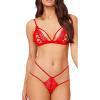 imageYandy Like What You See Bra Set Women Sexy Two Piece Lingerie SetRed