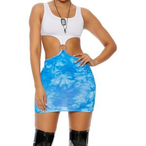 Forplay Women’s Still Pretty Sexy Movie Character Costume Adult Costume, Blue(Blue)