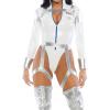imageForplay Womens Blast Off Sexy Movie Character Costume Adult Costume WhiteWhite