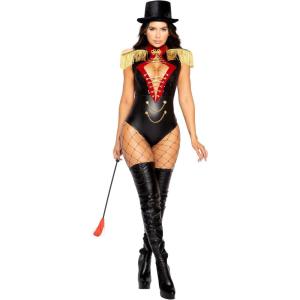 Roma Costume womens Adult Costume(Black/Red/Gold)
