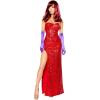 imageRoma Costume 2 Piece Women Sexy Roleplay Party Wear Rabbits Lover Red  Large